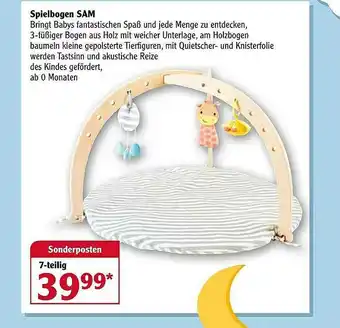 Globus Spielbogen Sam Angebot