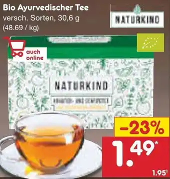 Netto Marken-Discount Naturkind Bio Ayurvedischer Tee 30,6 g Angebot