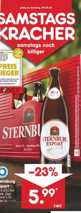 Netto Marken-Discount Sternburg export Angebot