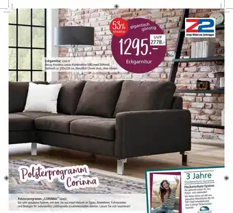 Zurbrüggen Z2 polstergarnitur „corinna“ Angebot