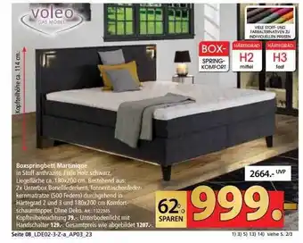 Zurbrüggen Voleo boxspringbett martinique Angebot