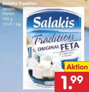 Netto Marken-Discount Salakis Tradition 150 g Angebot