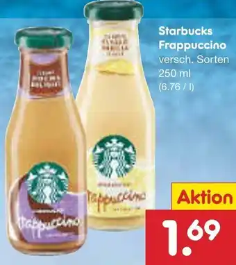 Netto Marken-Discount Starbucks Frappuccino 250 ml Angebot