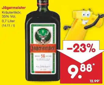 Netto Marken-Discount Jägermeister Kräuterlikör 0,7 Liter Angebot