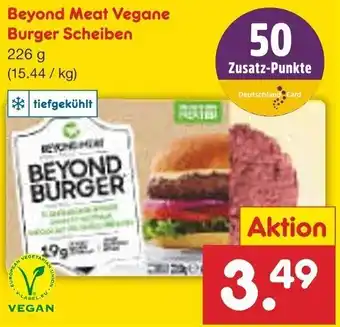 Netto Marken-Discount Beyond Meat Vegane Burger Scheiben 226 g Angebot