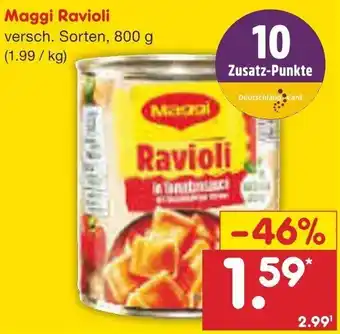 Netto Marken-Discount Maggi Ravioli 800 g Angebot