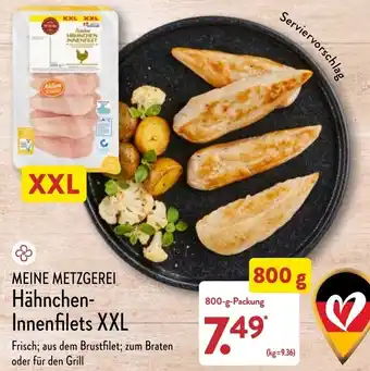 Aldi Nord Meine Metzgerei Hähnchen Innenfilets XXL 800 g Packung Angebot