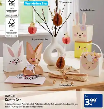 Aldi Nord Living Art Kreativ Set Angebot