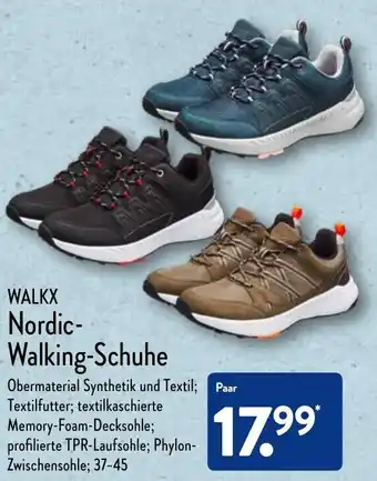 Aldi Nord Walkx Nordic Walking Schuhe Angebot