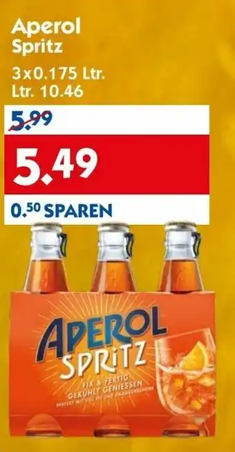 Hol'ab Getränkemarkt Aperol Spritz 3x0,175L Angebot