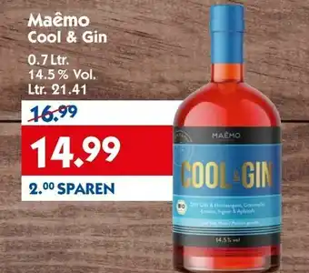 Hol'ab Getränkemarkt Maêmo Cool & Gin 0,7L Angebot