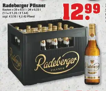 trinkgut Radeberger Pilsner 20 x 0,5 L / 24x0,33L Angebot