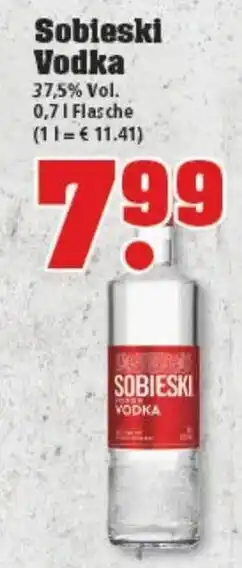 trinkgut Sobieski Vodka 0,7L Angebot