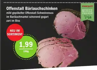 Aktiv Irma Offenstall Bärlauchschinken 100g Angebot