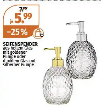 Müller Seifenspender aus Hellem Glas Angebot