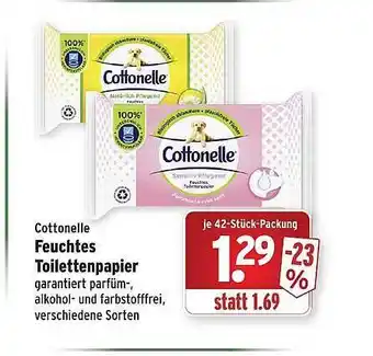 Wasgau Feuchtes Toilettenpapier Angebot