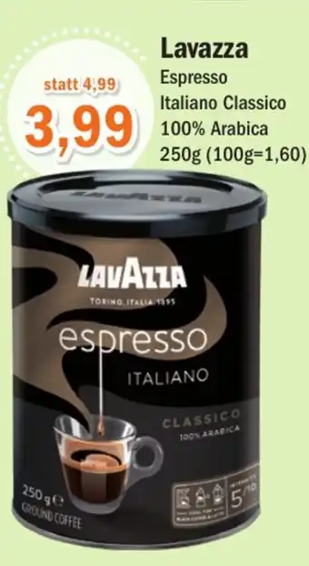 Aktiv Irma Lavazza Espresso Italiano Classico 250g Angebot