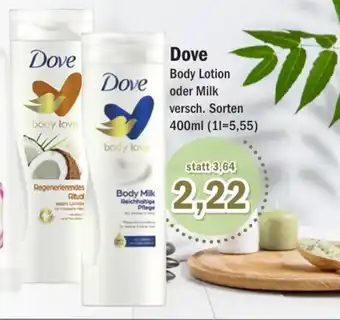 Aktiv Irma Dove Body Lotion oder Milk 400ml Angebot