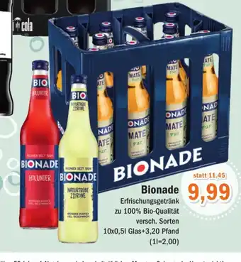 Aktiv Irma Bionade Erfrischungsgetränk 10x0,5L Angebot