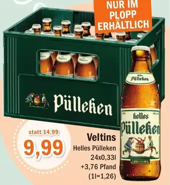 Aktiv Irma Veltins Helles Pülleken 24x0,33L Angebot