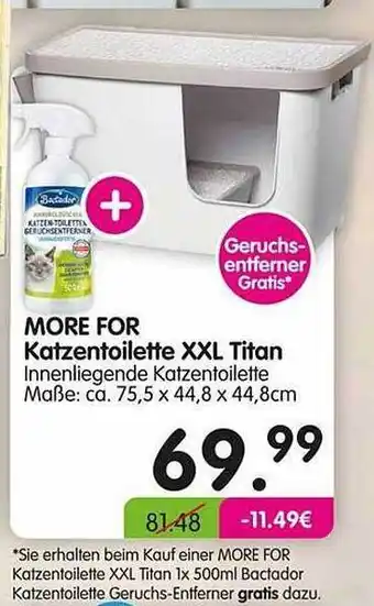 MegaZoo More for katzentoilette xxl titan Angebot