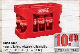 alldrink Coca-cola versch. sorten Angebot