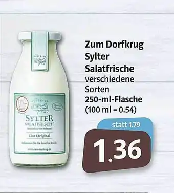 Markant Markt Zum Dorfkurg Sylter Angebot