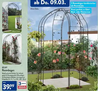 Aldi Nord Belavi Rosenbogen Angebot