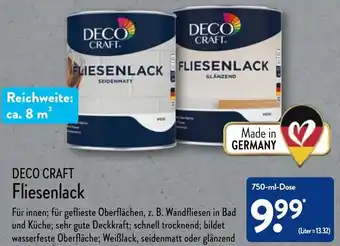 Aldi Nord Deco Craft Fliesenlack 750 ml Dose Angebot