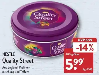 Aldi Nord Nestlé Quality Street 480 g Dose Angebot