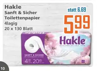 Klaas und Kock Hakle Sanft & Sicher Toilettenpapier Angebot