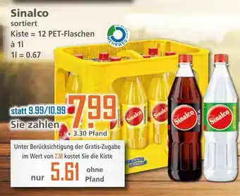 Klaas und Kock Sinalco 12x1L Angebot