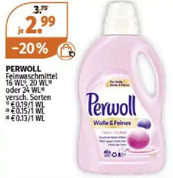 Müller Perwoll Feinwaschmittel Angebot