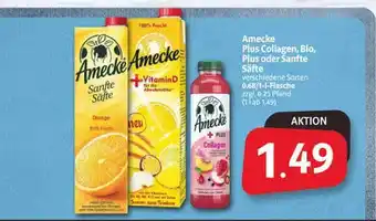 Markant Markt Amecke plus collagen, bio, plus oder sanfte säfte verschiedene sorten Angebot