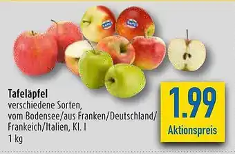 diska Tafeläpfel verschiedene sorten Angebot