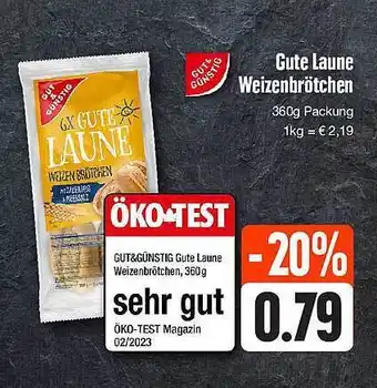 Edeka Gute laune weizenbrötchen Angebot