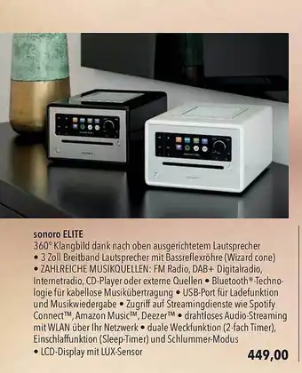 CITTI Markt Sonoro elite Angebot