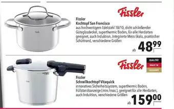 CITTI Markt Fissler kochtopf san francisco fissler schnellkochtopf vitaquick Angebot