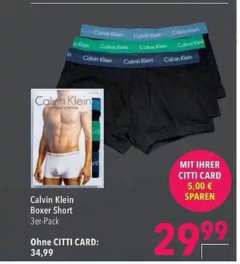 CITTI Markt Calvin klein boxer short Angebot