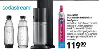 CITTI Markt Sodastream duo wassersprudler titan, eco-system Angebot