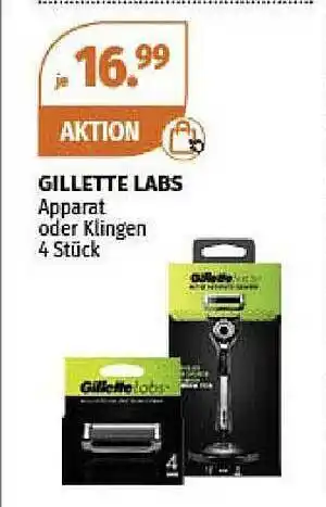 Müller Gillette labs apparat oder klingen 4 stück Angebot