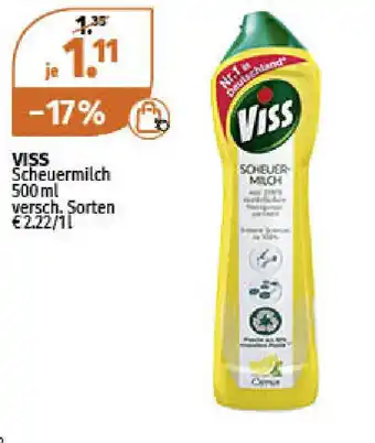 Müller Viss Scheuermilch 500ml Angebot