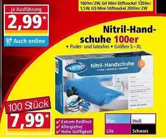 Norma Nitril-hand-schuhe 100er Angebot