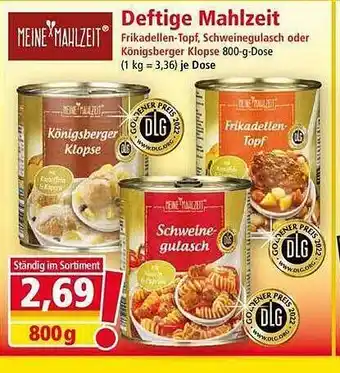 Norma Deftige mahlzeit meine mahlzeit Angebot