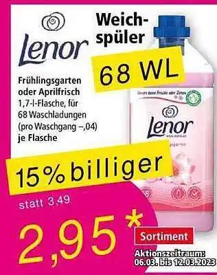 Norma Lenor weich-spüler Angebot