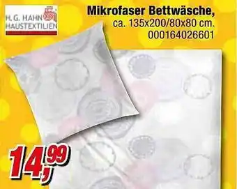 Opti Wohnwelt Mikrofaser bettwäsche Angebot