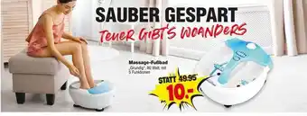 Repo Markt Massage-fußbad „grundig” Angebot