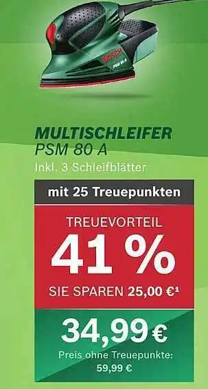 Wasgau Multischleifer PSM 80 A Angebot