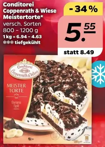 NETTO Conditorei Coppenrath & Wiese Meistertorte 800-1200 g Angebot