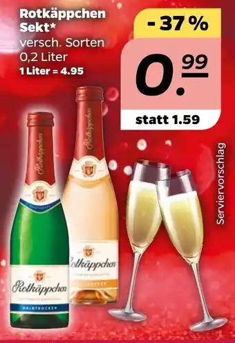 NETTO Rotkäppchen Sekt 0,2 Liter Angebot